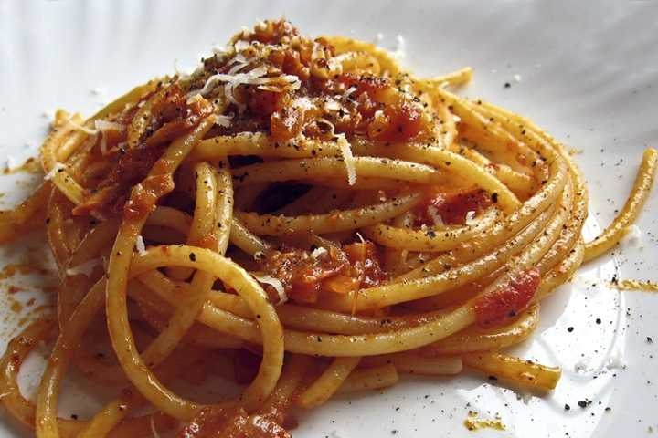 Abbinamento vino con Spaghetti all&#039;Amatriciana