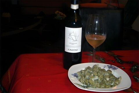 Fiocchetti ricotta e spinaci con Greco di Tufo 2013